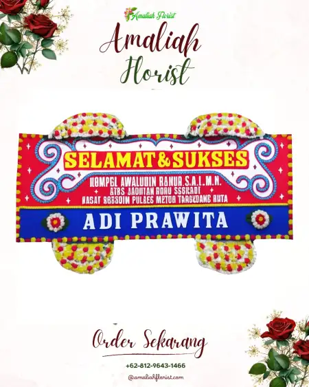 Papan Bunga Ucapan Selamat Kuanyar
